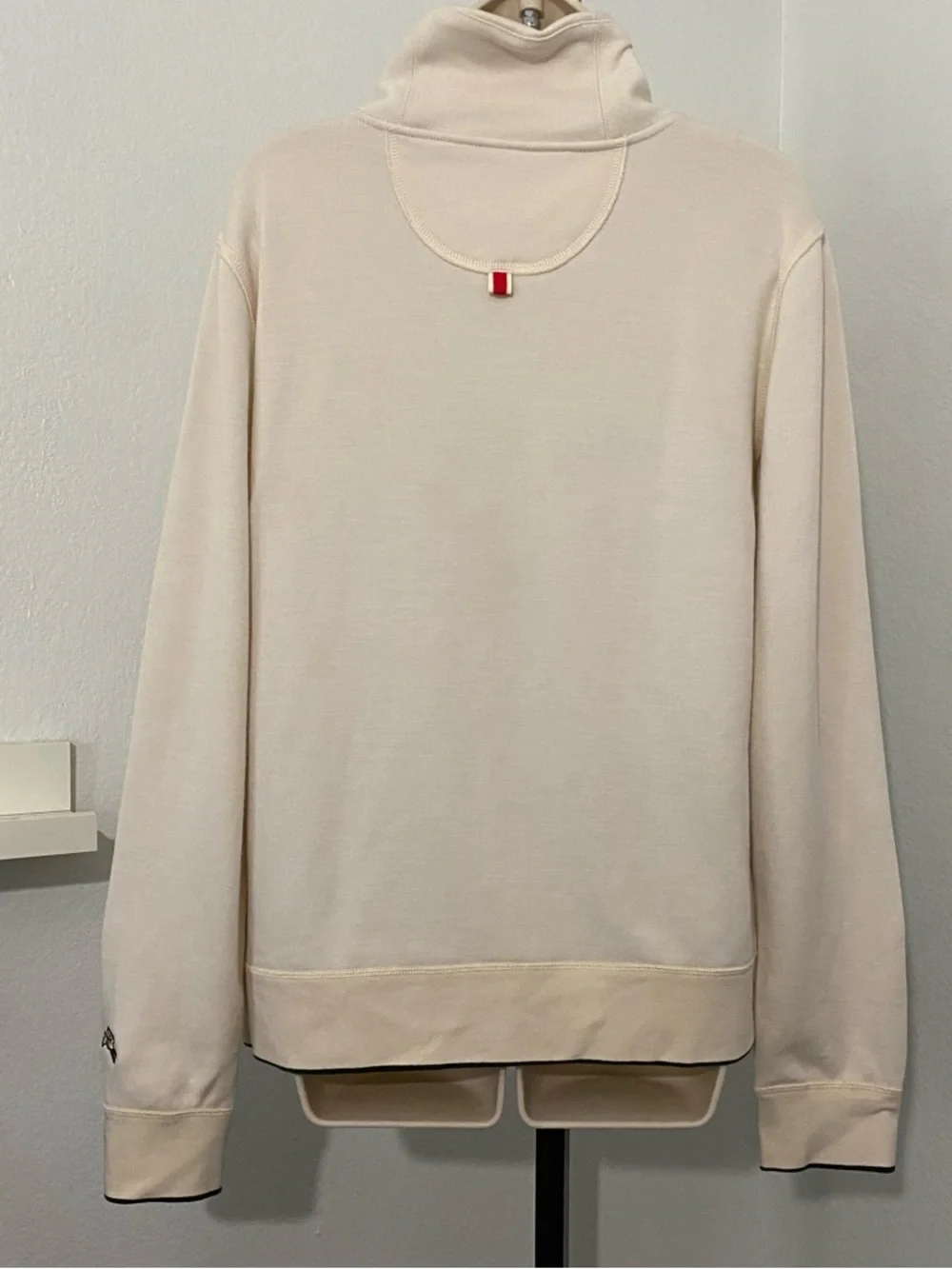 Tracksmith Emil Shawl Collar Pullover Sweater Sweatshirt Medium Merino Wool